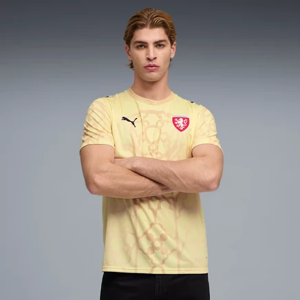 Мужская вратарская футболка Puma x SALEHE BEMBURY, золотистая