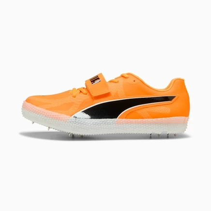 Шиповки Puma evoSPEED High Jump 11, оранжево-черно-белые