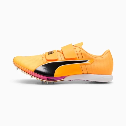 Шиповки Puma NITRO Triple Jump Elite, жёлто‑малиново‑черные