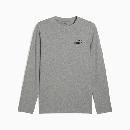 Мужская футболка с длинным рукавом Puma Essentials, серый меланж