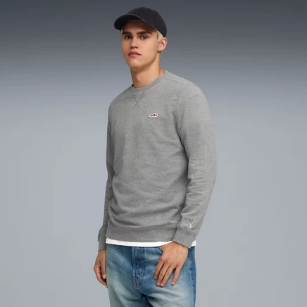 Мужской свитшот Puma Wardrobe Suede, серый меланж