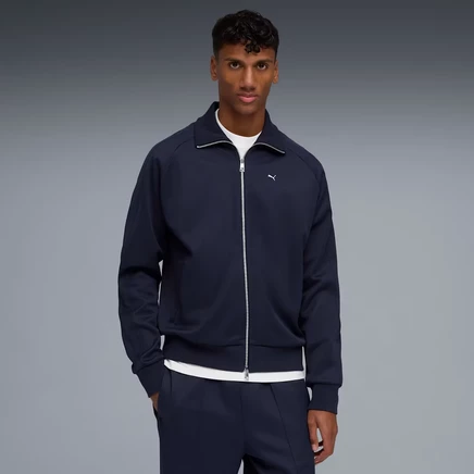 Мужская тренировочная куртка Puma T7, темно-синяя