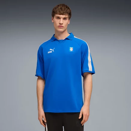 Мужская футбольная футболка Puma King Fanpack сборная Италии, сине-бело-красная