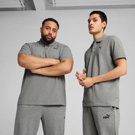Мужское поло PUMA Essentials, серый меланж