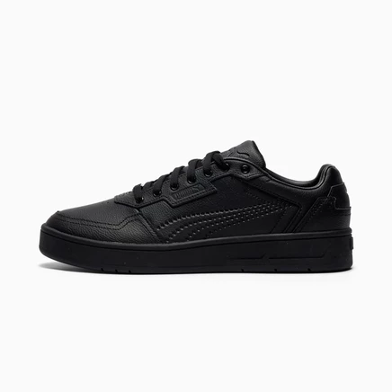 Мужские кроссовки Puma Court Classic Lux, черно-белые