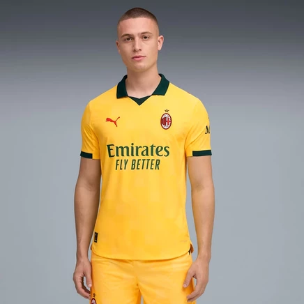 Мужская футболка Puma AC Milan 25/26 Third, желто-зеленая