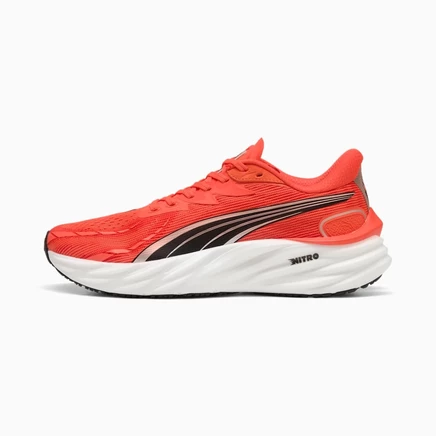 Мужские кроссовки Puma Velocity NITRO 4, красно-черно-белые