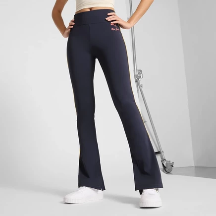 Женские леггинсы-клеш Puma Wardrobe NYC, тёмно-синие