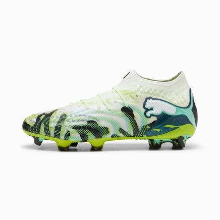 Мужские бутсы Puma FUTURE 9, желто-мятные
