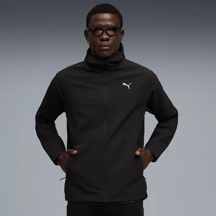 Мужская беговая непромокаемая куртка Puma EVERYDAY RUNNING rainCELL, черная
