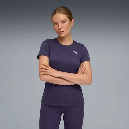 Женская тренировочная футболка Puma Train All Day, сливовый меланж