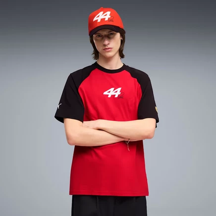 Мужская футболка Puma Lewis Hamilton, красно-черная
