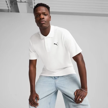Мужское поло Puma PUMA Wardrobe Essentials, белое