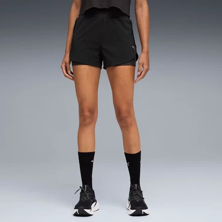Женские шорты Puma Dreamrun dryCELL 2 в 1, черные