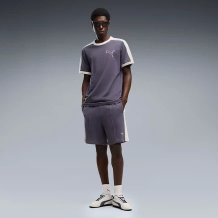 Мужские шорты Puma T7, темно-синие с мятным