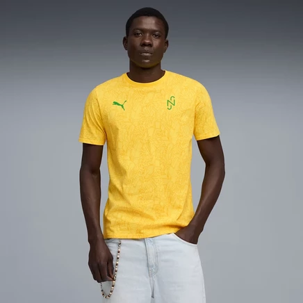 Мужская футболка Puma Neymar Jr Brazil Passion, желто-зеленая