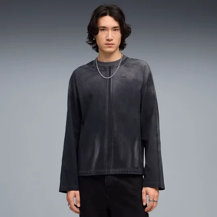 Мужская футболка Puma T7 с длинным рукавом, черная