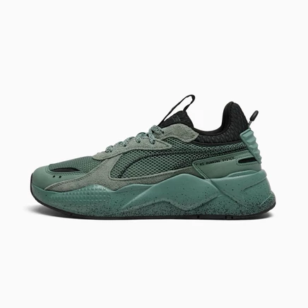 Мужские кроссовки Puma RS‑X New Mono, зелёно‑чёрные