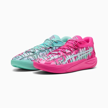 Женские баскетбольные кроссовки Puma Stewie 4 Timeless, мятно-фиолетовые