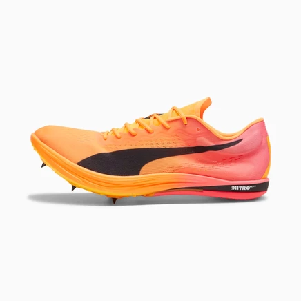 Мужские шиповки Puma evoSPEED NITRO Elite2, черно-оранжевые