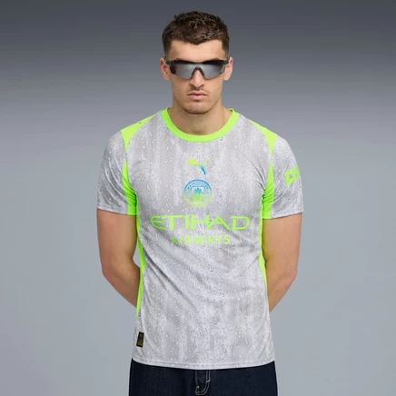 Мужская футболка Puma Manchester City 25/26 Third, зеленая