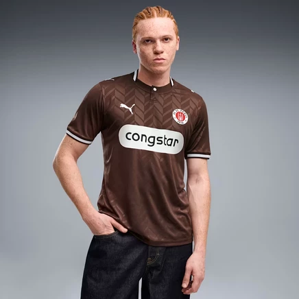 Мужская форма Puma Sankt Pauli, коричнево-белая