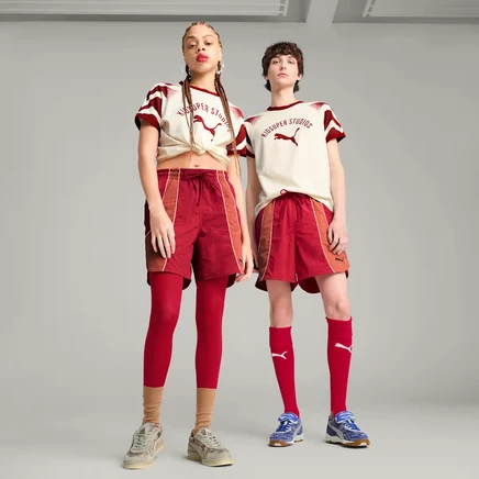 Мужские шорты Puma x KIDSUPER, тёмно-алые