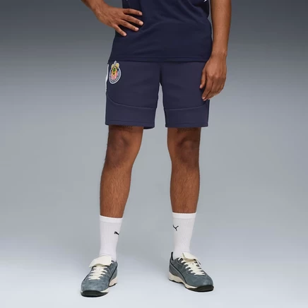 Мужские футбольные штаны Puma CD Guadalajara Chivas, темно-синие/белые