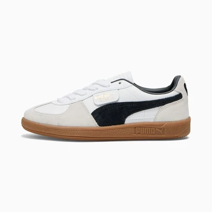 Женские кроссовки Puma Palermo Leather, бело-серые
