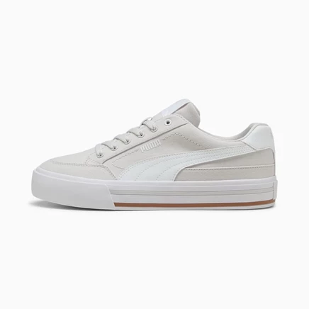 Мужские кеды Puma Court Classic Vulcanized, серо‑белые