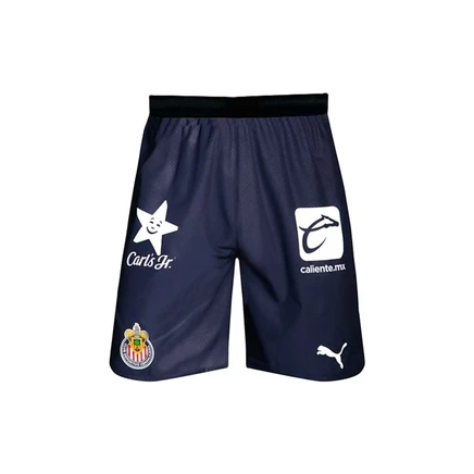 Мужские футбольные шорты Puma Chivas 25/26 Home Promo, тёмно-синие