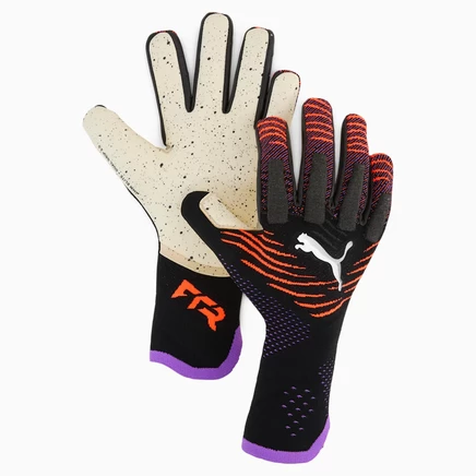 Вратарские перчатки Puma FUTURE NC, черно-красно-фиолетовые