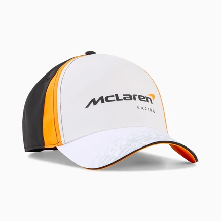 Унисекс бейсболка Puma McLaren Racing с регулируемой застежкой snapback, белая