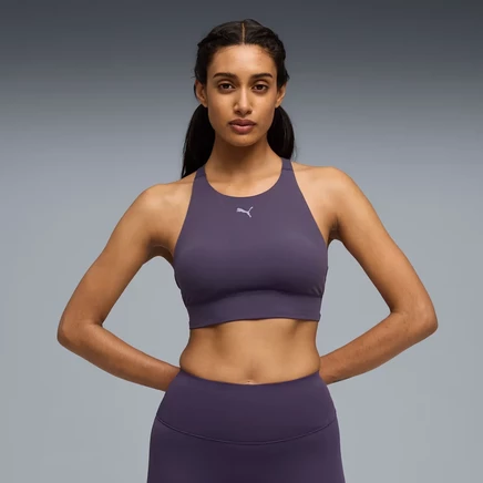 Женский спортивный топ Puma Shapeluxe High Neck, сливовый