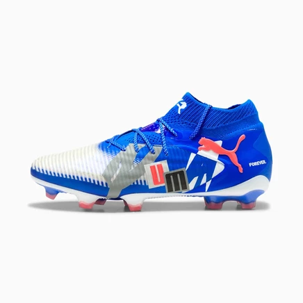 Puma FUTURE FUTURE 8 ULTIMATE FOREVER puma white-ultra blue-feather gray-puma black-glowing red