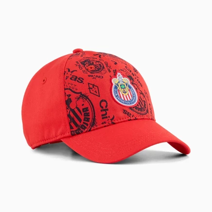 Кепка Puma CD Guadalajara Chivas Culture, красно-белая