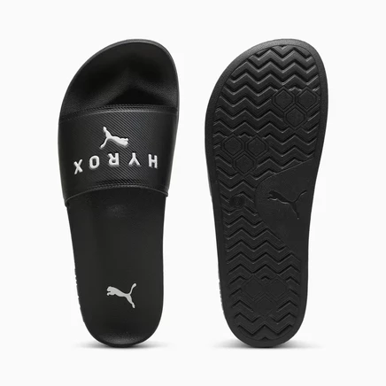 Сланцы Puma PUMA x HYROX Leadcat 2.0, черно-белые