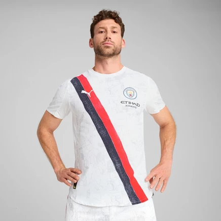 Мужская игровая футболка Puma PUMA x KIDSUPER Manchester City, бело-черная