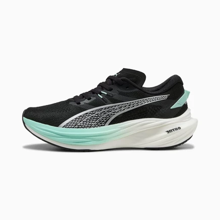 Женские кроссовки Puma Deviate NITRO 3, черно-мятные