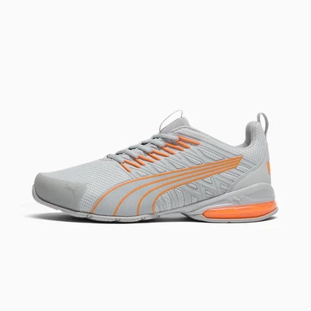 Мужские кроссовки Puma Voltaic Evo широкие, серо-оранжевые