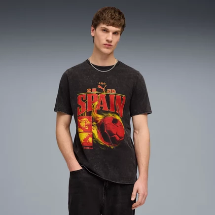 Мужская футболка Puma Fanpack 90s Graphics, черно-желтая