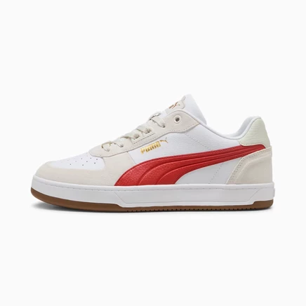 Мужские кроссовки Puma Caven 2.0 Lux Suede, серо-красно-белые