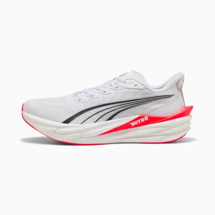 puma white-ultra red
