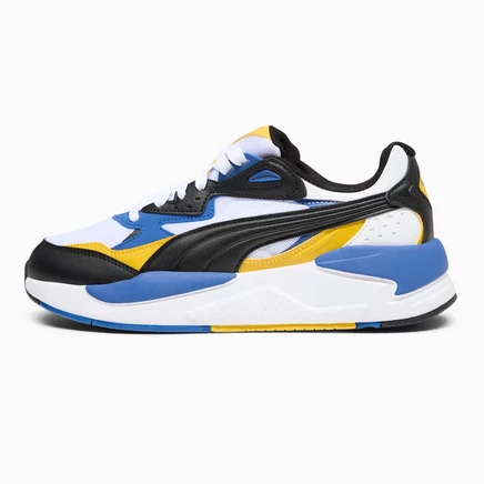 Мужские кроссовки Puma X-Ray Speed, бело-черно-желтые