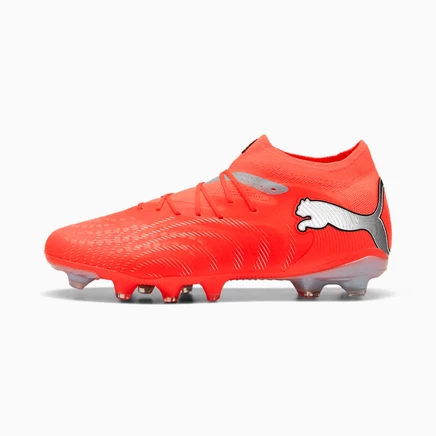 Женские бутсы Puma Future 9 Pro, красн.-бел.-черн.-серебр.