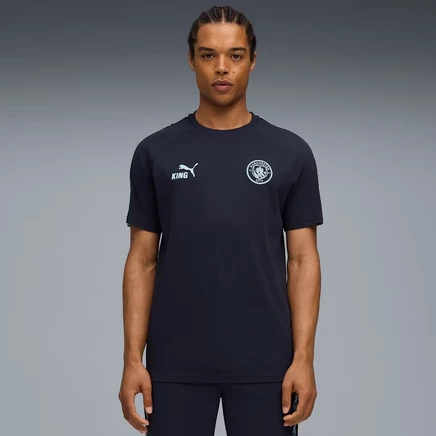Мужская футболка Puma Manchester City KING, темно-синяя/светло-голубая
