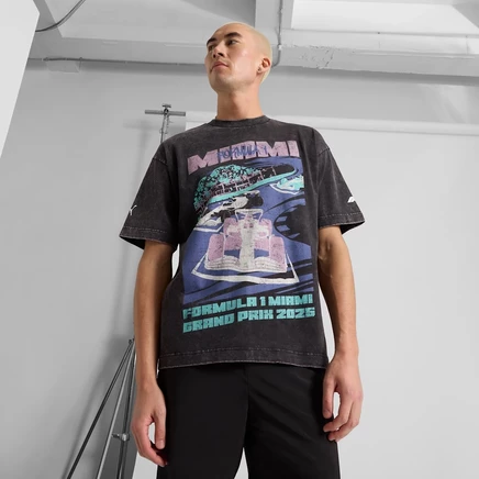 Мужская футболка Puma Formula 1 Miami, черная