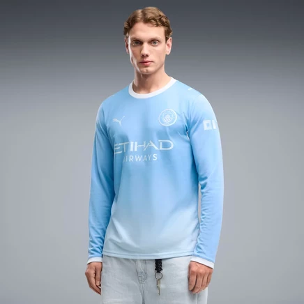 Мужская футболка Puma Manchester City, светло-голубая