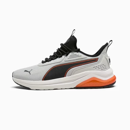 Flat Light Gray-PUMA Black-Rickie Orange