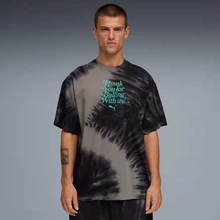 Мужская баскетбольная футболка Puma What The Fun, черная